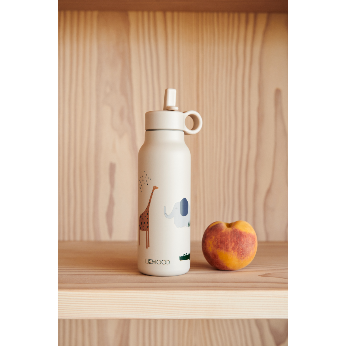 Liewood - Falk - Borraccia termica in acciaio 350ml - Animali Safari