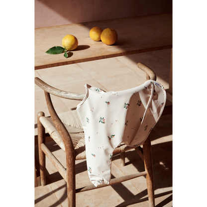 Liewood - Merle - Bavaglio per prime pappe impermeabile a maniche lunghe - Pesche
