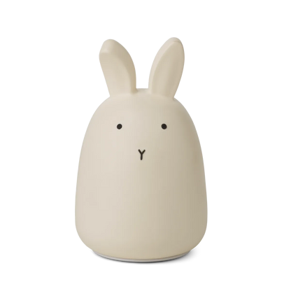 Liewood - Winston - Lampada piccola portatile morbida in silicone - Coniglietto grigio