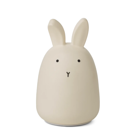 Liewood - Winston - Lampada piccola portatile morbida in silicone - Coniglietto grigio