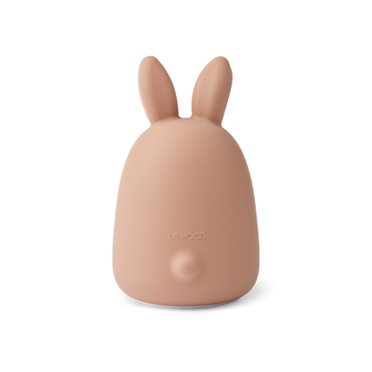 Liewood - Winston - Lampada piccola portatile morbida in silicone - Coniglietto rosa