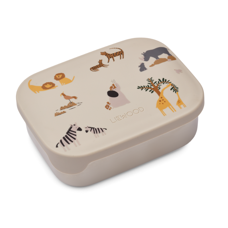 Liewood Arthur Lunchbox Savana | Contenitore Pappa Merenda Alluminio BPA Free