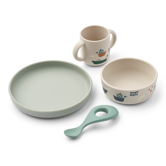 Liewood - Vivi - Set Pappa 4 Pezzi - Barca a Vela