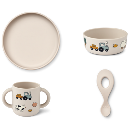 Liewood - Vivi - Set Pappa 4 Pezzi - Pesche