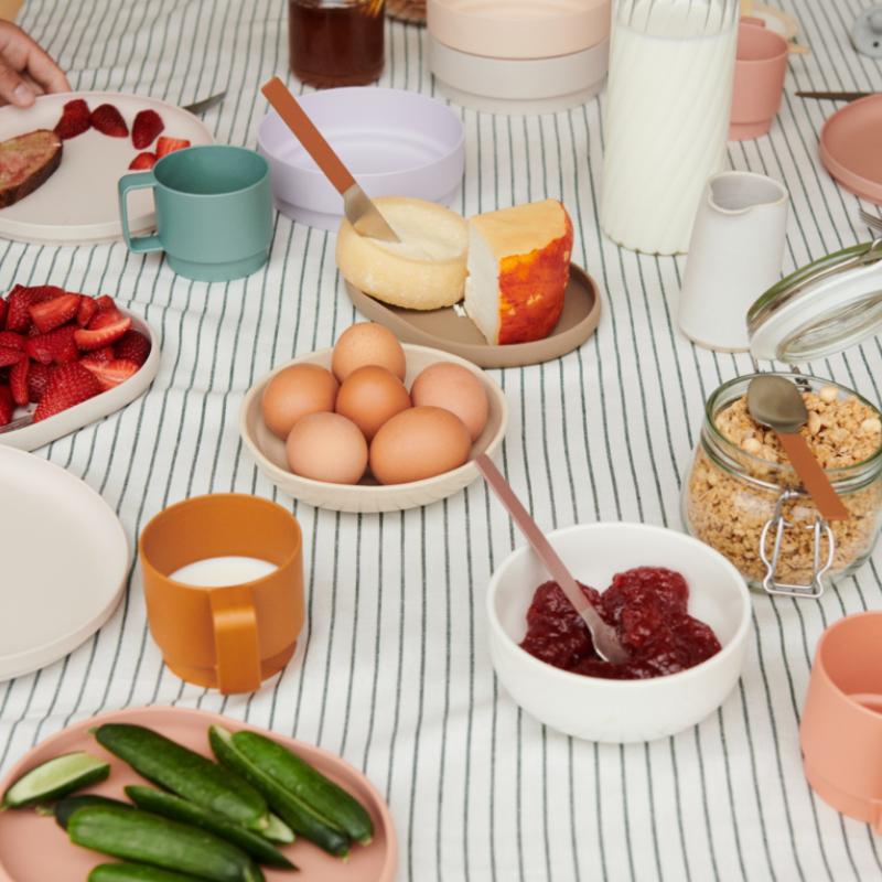 Liewood - Walt Vivi - Set da pranzo 3 Pezzi - Rosa
