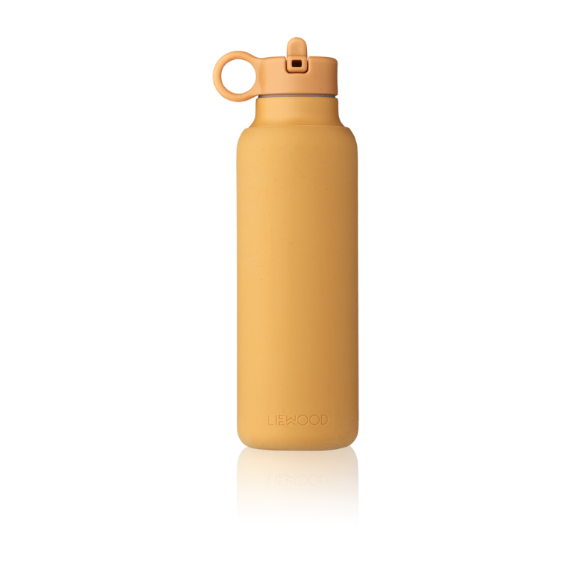 Liewood - Stork - Borraccia termica in acciaio e silicone 500ml - Giallo