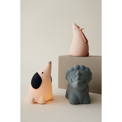 Liewood - Winston - Lampada piccola portatile morbida in silicone - Elefante