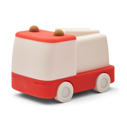 Liewood - Winston - Lampada piccola portatile in silicone - Camion Pompieri