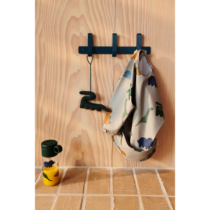 Liewood - Merle - Bavaglio per prime pappe impermeabile a maniche lunghe - Dinosauri