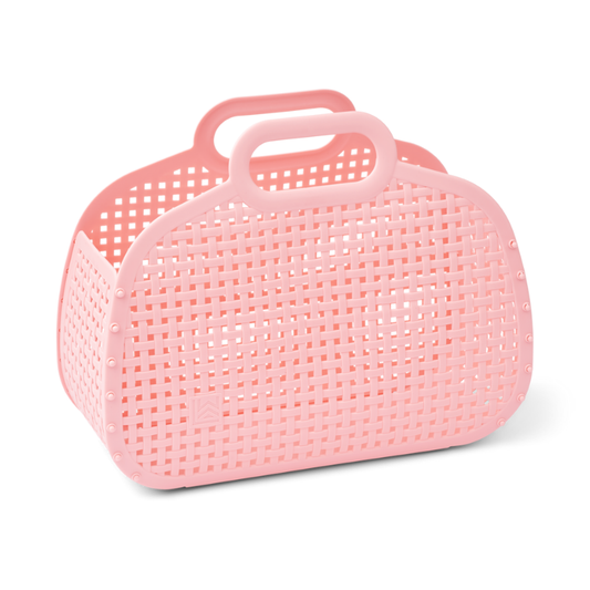 Liewood - Adeline - Borsa traforata da spiaggia a cestino - Rosa