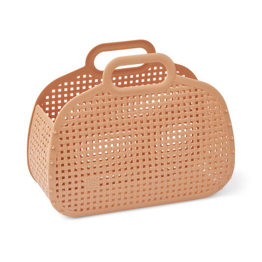 Liewood - Adeline - Borsa traforata da spiaggia a cestino - Rosa antico