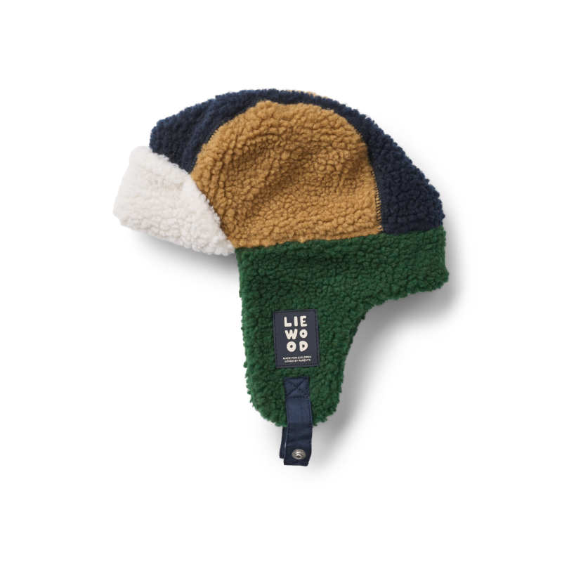 Liewood - Bravo - Cappello aviatore in Pile - Blu verde