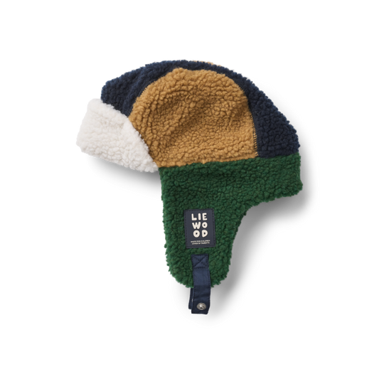 Liewood - Bravo - Cappello aviatore in Pile - Blu verde