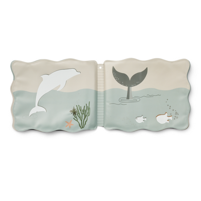 Liewood - Waylon - Libro magico per il bagnetto - Animali del Mare