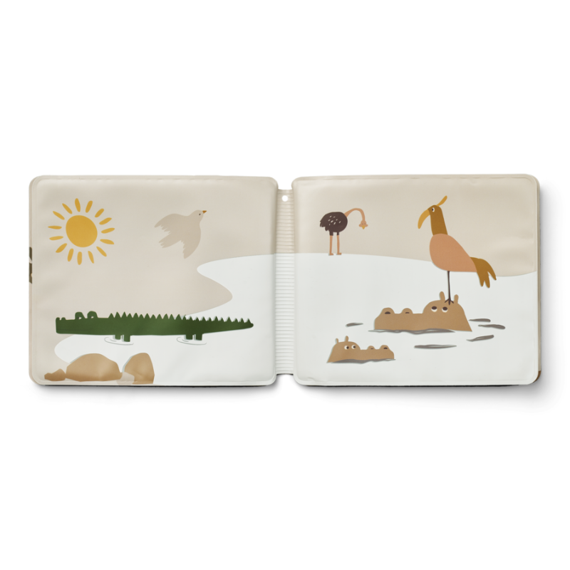 Liewood - Waylon - Libro magico per il bagnetto - Animali