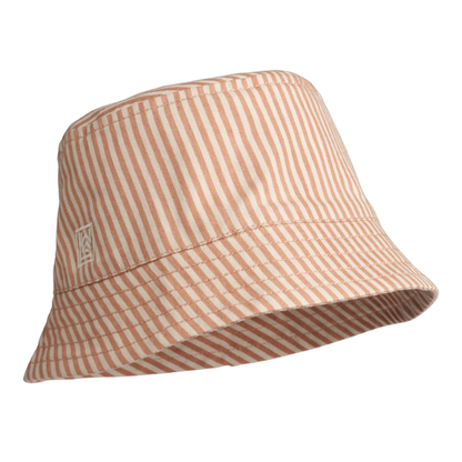 Liewood - Salva - Cappello pescatore - Righe Rosa e Sabbia