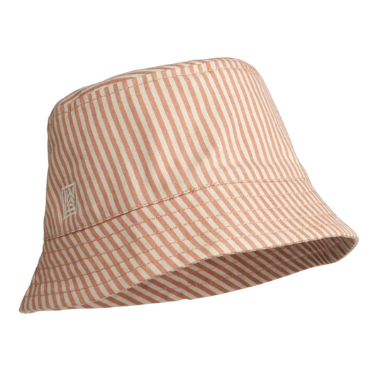 Liewood - Salva - Cappello pescatore - Righe Rosa e Sabbia