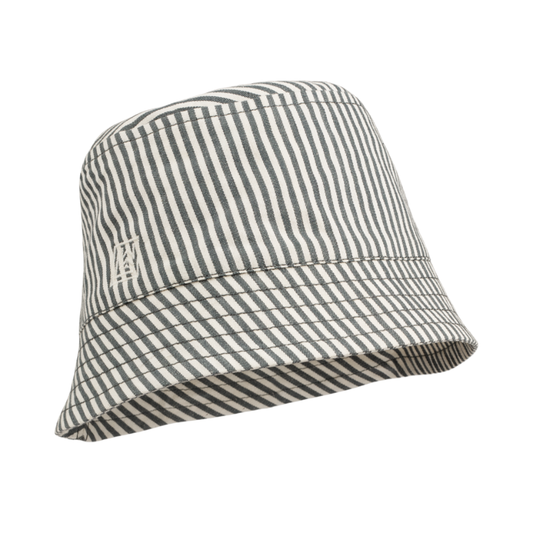 Liewood - Salva - Cappello pescatore - Righe Blu e Crema