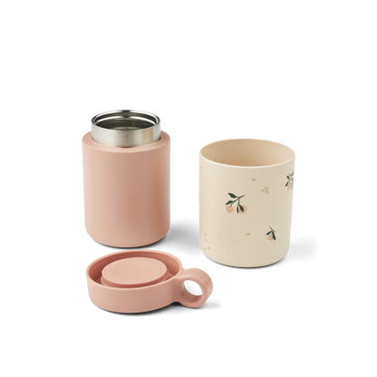Liewood - Kian - Tazza termica con rivestimento in silicone - Rosa
