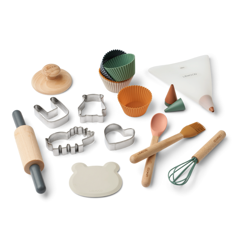 Liewood - Gaspard - Set pasticcere con scatola in latta - Sabbia