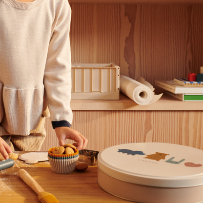 Liewood - Gaspard - Set pasticcere con scatola in latta - Sabbia