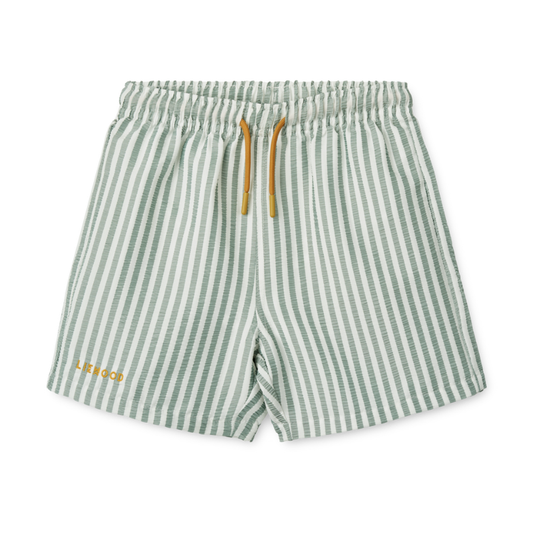 Liewood - Duke - Costume Shorts Crispy - Righe Menta