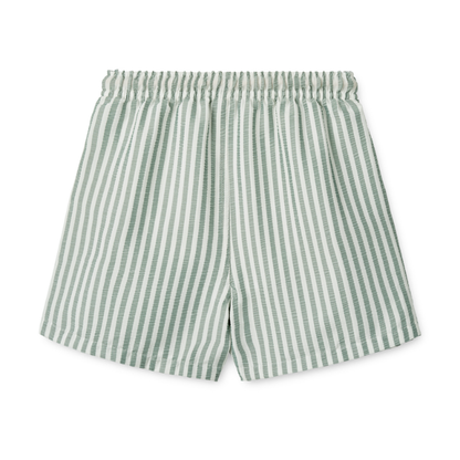 Liewood - Duke - Costume Shorts Crispy - Righe Menta