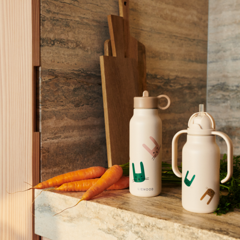 Liewood Falk Borraccia Termica Acciaio Coniglietti 350ml | Bambini