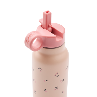 Liewood - Falk - Borraccia Termica Cherry heart/Rosey 350ml | Bambini