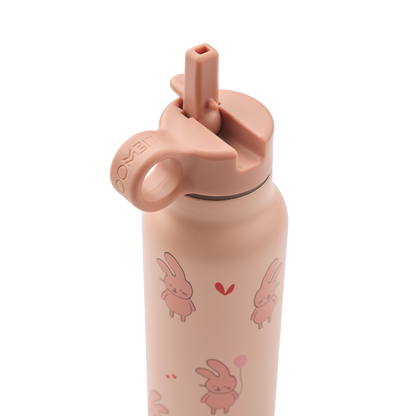 Liewood - Falk - Borraccia termica in acciaio 350ml - Wild Child Rosa