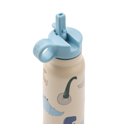 Liewood - Falk - Borraccia termica in acciaio 350ml - Dino Roar Sabbia