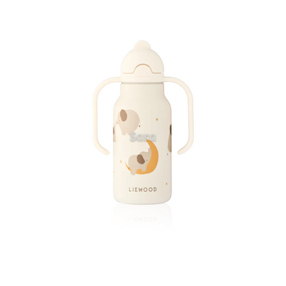 Liewood - Kimmie - Borraccia termica in acciaio con i manici 250ml - Elefantini