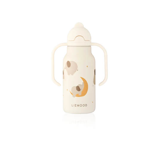 Liewood - Kimmie - Borraccia termica in acciaio con i manici 250ml - Elefantini