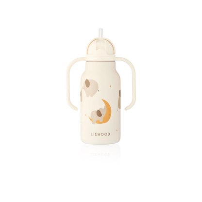 Liewood - Kimmie - Borraccia termica in acciaio con i manici 250ml - Elefantini