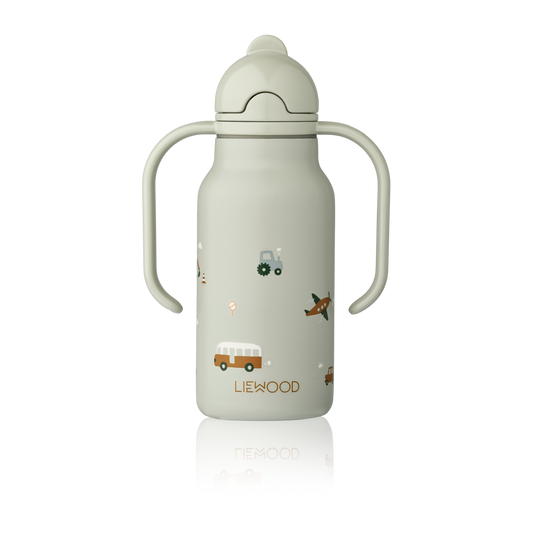Liewood - Kimmie - Borraccia termica in acciaio con i manici 250ml - Veicoli