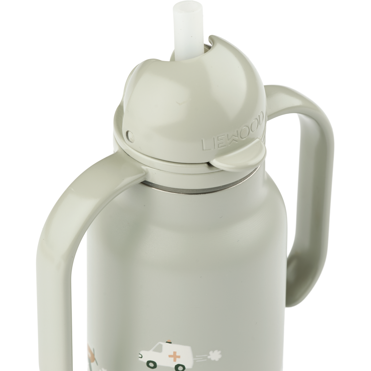 Liewood - Kimmie - Borraccia termica in acciaio con i manici 250ml - Veicoli