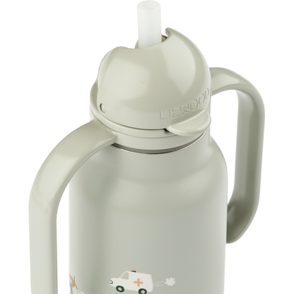 Liewood - Kimmie - Borraccia termica in acciaio con i manici 250ml - Veicoli