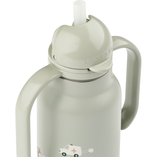 Liewood - Kimmie - Borraccia termica in acciaio con i manici 250ml - Veicoli