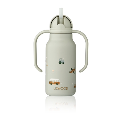 Liewood - Kimmie - Borraccia termica in acciaio con i manici 250ml - Veicoli