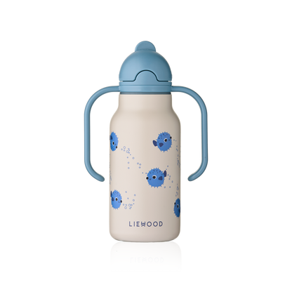 Liewood - Kimmie - Borraccia termica in acciaio con i manici 250ml - Pesce Palla