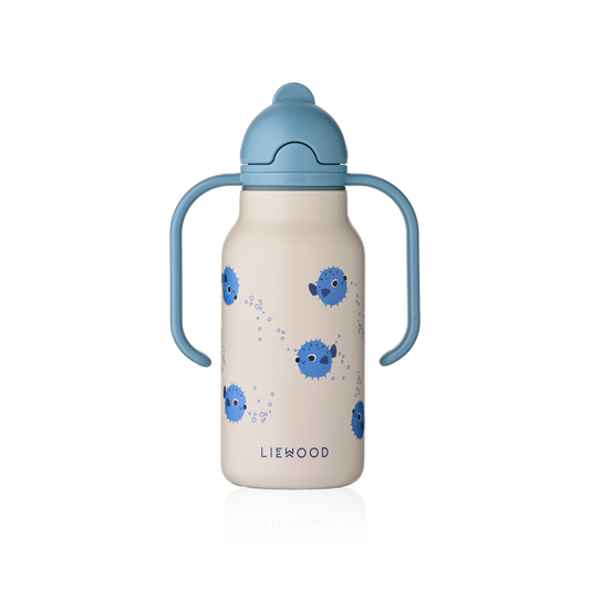 Liewood - Kimmie - Borraccia termica in acciaio con i manici 250ml - Pesce Palla