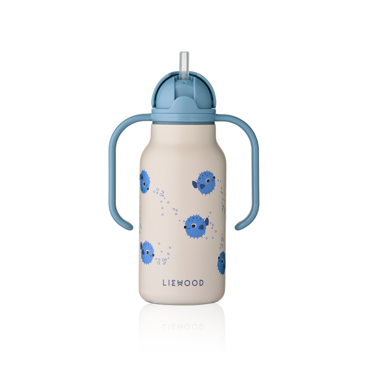 Liewood - Kimmie - Borraccia termica in acciaio con i manici 250ml - Pesce Palla