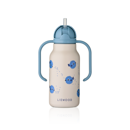 Liewood - Kimmie - Borraccia termica in acciaio con i manici 250ml - Pesce Palla