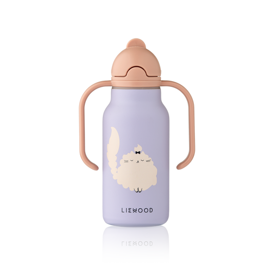 Liewood - Kimmie - Borraccia termica in acciaio con i manici 250ml - Gatto
