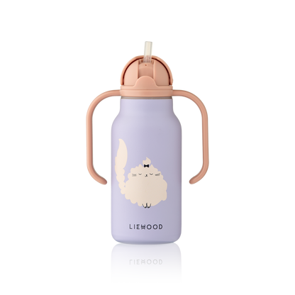 Liewood - Kimmie - Borraccia termica in acciaio con i manici 250ml - Gatto