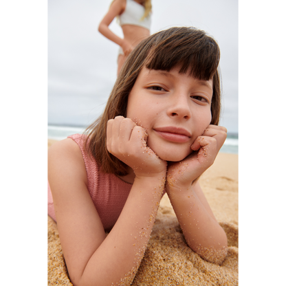 Liewood - Bianco - Costume intero - Rosa polvere