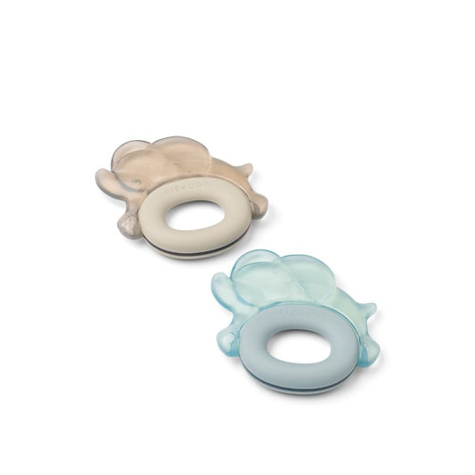 Liewood - Rita - 2-Pack Massaggiagengive Refrigerante - Azzurro Sabbia