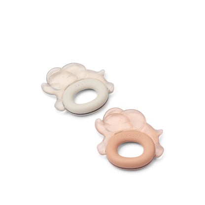 Liewood - Rita - 2-Pack Massaggiagengive Refrigerante - Rosa Sabbia