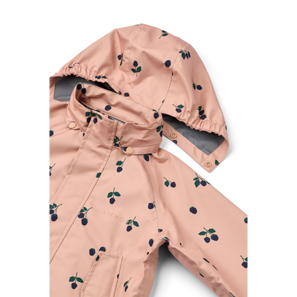 Liewood - Pedia - Completo Giacca e Pantaloni antipioggia - Bambini over 4Y - Berry Rosa