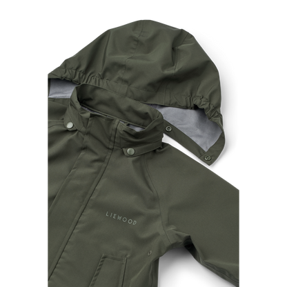Liewood - Pedia - Completo Giacca e Pantaloni antipioggia - Bambini over 4Y - Verde